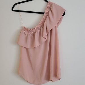 One shoulder blouse